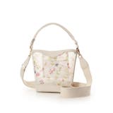 フラワーモチーフチュール ワンハンドルバッグ | Samantha Thavasa | 詳細画像6 