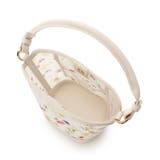 フラワーモチーフチュール ワンハンドルバッグ | Samantha Thavasa | 詳細画像4 