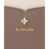 サイドチェックビジュー付きショルダーバッグ | & chouette | 詳細画像21