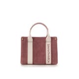 ピンク | ロゴテープコーデュロイショルダーバッグ（ミニ） | SAMANTHAVEGA