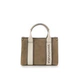 ベージュ | ロゴテープコーデュロイショルダーバッグ（ミニ） | SAMANTHAVEGA