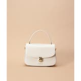 オフホワイト | [日韓共同企画]シンプルスプリットレザーハンドバッグ | Samantha Thavasa