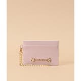 ベビーピンク | ラメレザービジュー パスケース | Samantha Thavasa