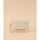 ペールイエロー | ラメレザービジュー パスケース | Samantha Thavasa