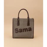ブラウン | ST Jacquard サマタバスクエアトートバッグ | Samantha Thavasa