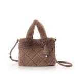 モカ | キルティングファーバッグ | Samantha Thavasa Petit Choice