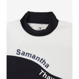 スポーティーバイカラー長袖モックネック | Samantha GOLF | 詳細画像17