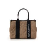 ベージュ | ロゴテープキルティングハンドバッグ（小） | SAMANTHAVEGA