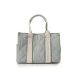 ミント | ロゴテープキルティングハンドバッグ（小） | SAMANTHAVEGA