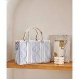 ダルブルー | ロゴテープキルティングハンドバッグ（小） | SAMANTHAVEGA