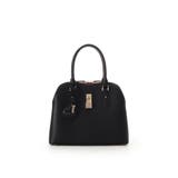 ブラック | ハートモチーフレザーハンドバッグ 大サイズ | Samantha Thavasa