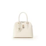 オフホワイト | ハートモチーフレザーハンドバッグ 大サイズ | Samantha Thavasa