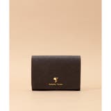 ダークブラウン | Pomme d'espoir ポムディスポワール バイカラーカードケース | Samantha Thavasa
