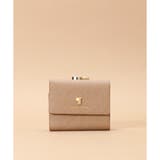 ベージュ | Pomme d'espoir ポムディスポワール バイカラー三つ折り口金財布 | Samantha Thavasa