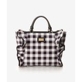 チェックフリルハンドバッグ（大） | SAMANTHAVEGA | 詳細画像1 