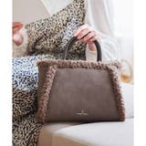 ダークブラウン | スウェード調ボアハンドバッグ | Samantha Thavasa