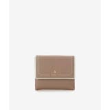 グレージュ | アクセントカラー配色折財布 | & chouette
