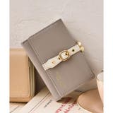 グレー | フロントベルト 折財布 | Samantha Thavasa Petit Choice