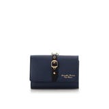 ネイビー | フロントベルト 折財布 | Samantha Thavasa Petit Choice