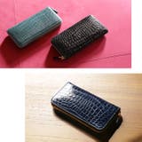 クロコダイル 長財布 シャイニング加工 | sankyo shokai | 詳細画像4