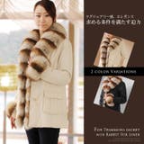 フォックス トリミング ジャケット | sankyo shokai | 詳細画像9