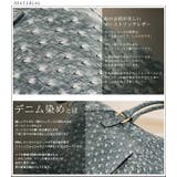 デニム染め オーストリッチ ハンドバッグ | sankyo shokai  | 詳細画像2 
