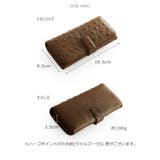 かぶせ長財布 レディース オーストリッチ | sankyo shokai  | 詳細画像10 