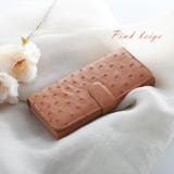 かぶせ長財布 レディース オーストリッチ | sankyo shokai  | 詳細画像6 