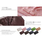 アリゲーター 折り財布 マット | sankyo shokai  | 詳細画像11 