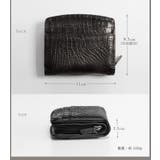 クロコダイル 折り財布 マット | sankyo shokai  | 詳細画像9 