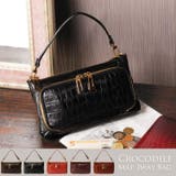 クロコダイル 4way バッグ マット加工 ゴールド金具 / レディース 軽量 | sankyo shokai  | 詳細画像1 