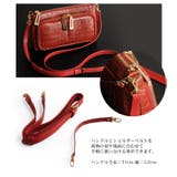 クロコダイル 4way バッグ マット加工 ゴールド金具 / レディース 軽量 | sankyo shokai  | 詳細画像7 