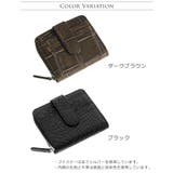 クロコダイル 折り財布 ラウンド | sankyo shokai  | 詳細画像2 