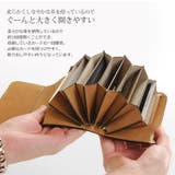 クロコダイル カードケース マット加工 レディース ブラック | sankyo shokai | 詳細画像6
