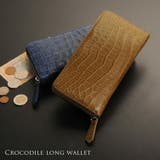 クロコダイル 長財布 レディース | sankyo shokai  | 詳細画像8 