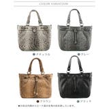 パイソン トートバッグ 大きめ | sankyo shokai | 詳細画像2