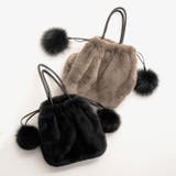 レッキス ファーバッグ 巾着 | sankyo shokai  | 詳細画像2 