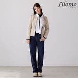 レザージャケット レディース ノーカラー | sankyo shokai  | 詳細画像3 