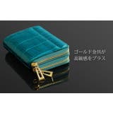 クロコダイル ミニ財布 レディース | sankyo shokai  | 詳細画像8 