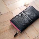 お財布ポシェット ダイヤモンドパイソン 長財布 | sankyo shokai  | 詳細画像9 