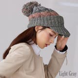 ニット帽 レディース ポンポン | sankyo shokai  | 詳細画像10 