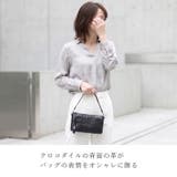 お財布ポシェット 牛革 クロコダイル | sankyo shokai | 詳細画像2