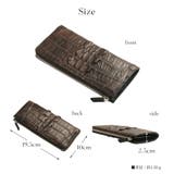 クロコダイル 長財布 ホーンバック | sankyo shokai  | 詳細画像5 