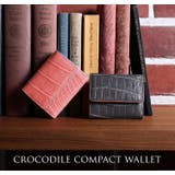 ミニ財布 クロコダイル マット | sankyo shokai | 詳細画像3