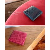 クロコダイル 二つ折り財布 レディース | sankyo shokai  | 詳細画像2 