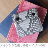 パイソン 二つ折り財布 レディース | sankyo shokai  | 詳細画像8 