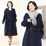 ステンカラーコート オーバーサイズ コート | sankyo shokai  | 詳細画像11 