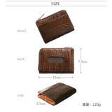 レディース ミニ財布 クロコダイル | sankyo shokai | 詳細画像10