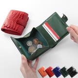 クロコダイル ミニ財布 レディース | sankyo shokai  | 詳細画像1 