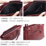 カイマン×牛革 トートバッグ レディース | sankyo shokai | 詳細画像9